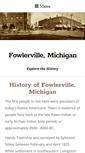 Mobile Screenshot of fowlervillehistory.org